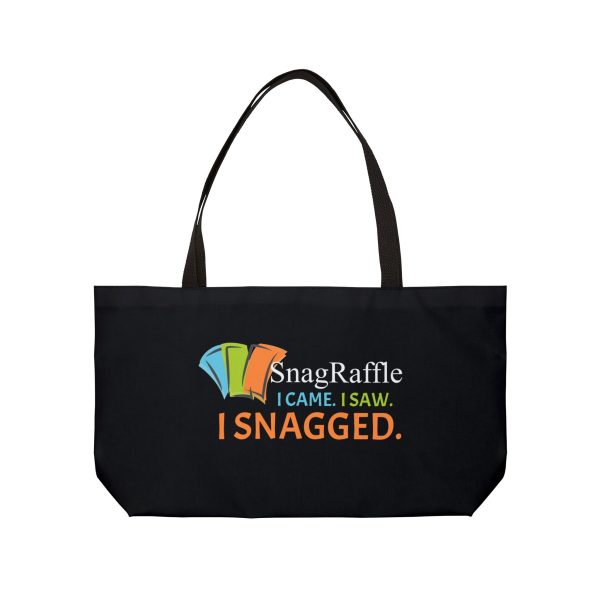 SnagRaffle Tote - Black I Snagged - Image 2